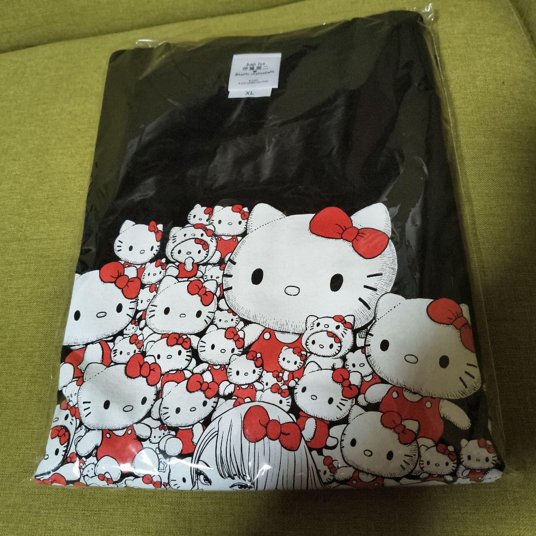 伊藤潤二 サンリオ Tシャツ ギャル富江 ハローキティ XLサイズ