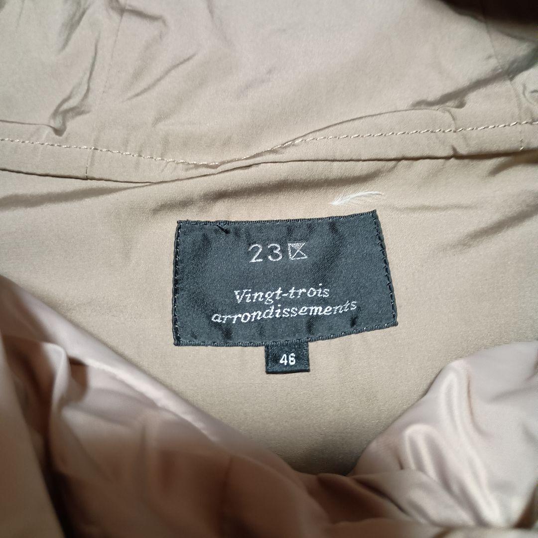 美品 23区Lモッズコート 46ライナー・ファー取り外し可 4way