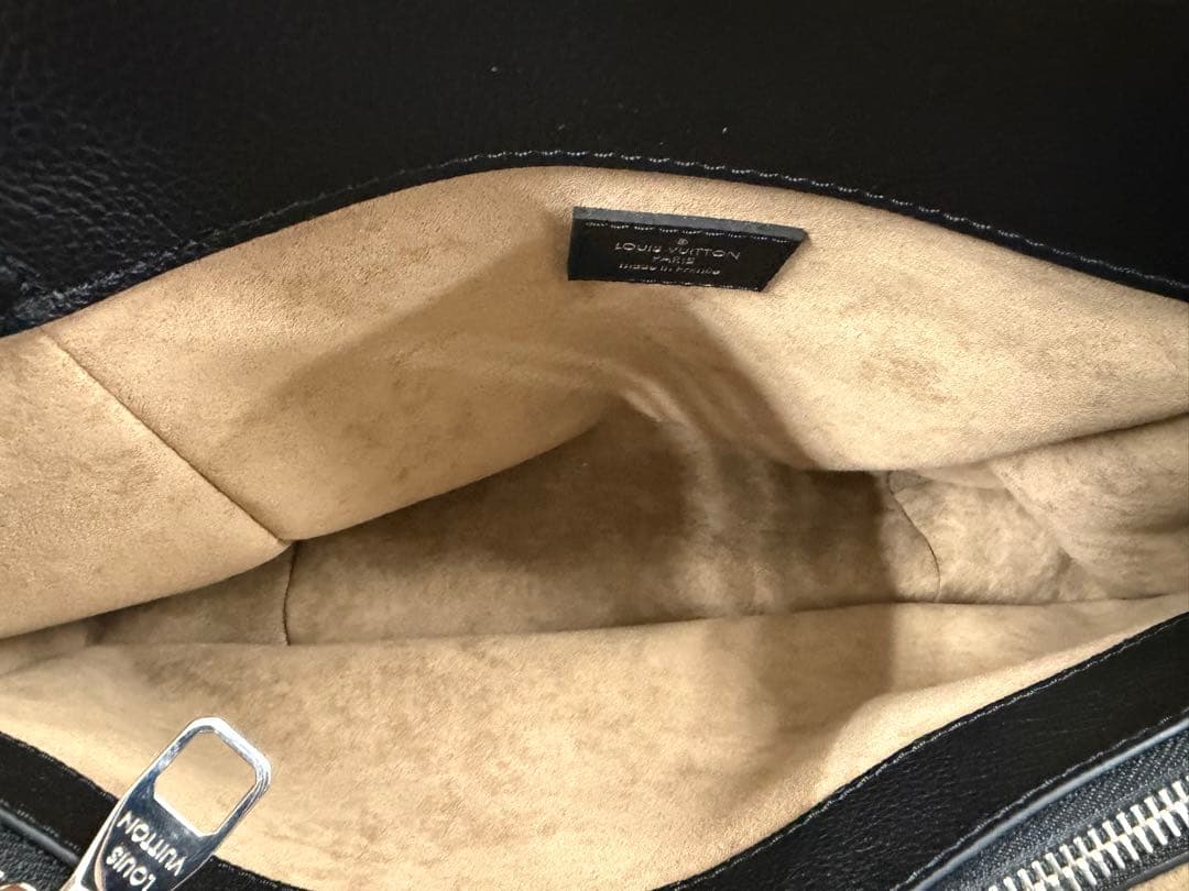 【LOUIS VUITTON】セーヴル バッグ　マヒナ ブラック