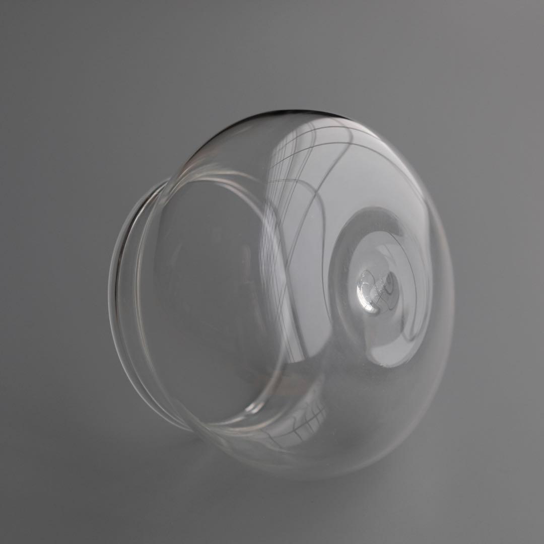 英国アンティーク1920年頃　純銀透かし彫り蓋ガラスポプリジャー 大型サイズ