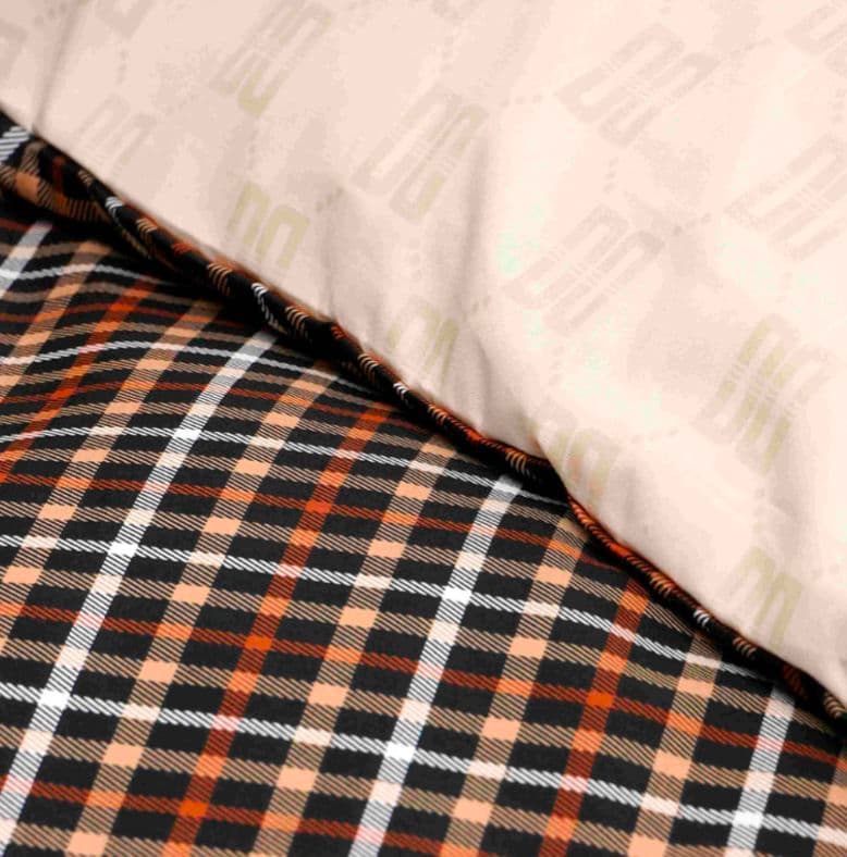 ダックスDAKS掛け布団カバーシングルブラック