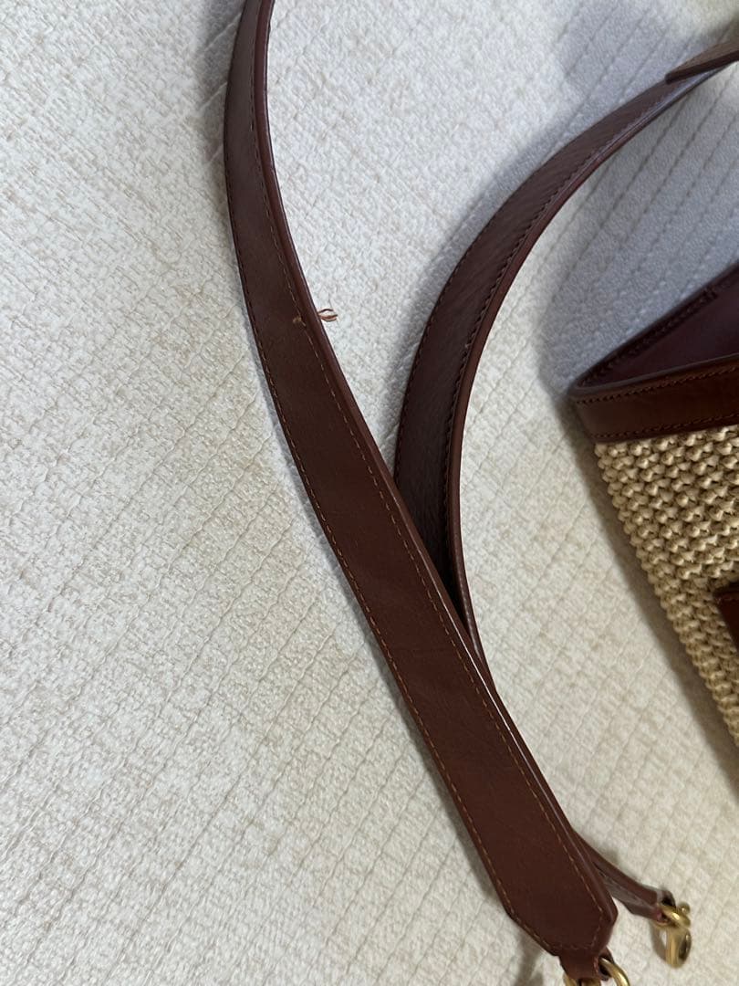 サンローラン SAINT LAURENT カバス CABAS ラフィア