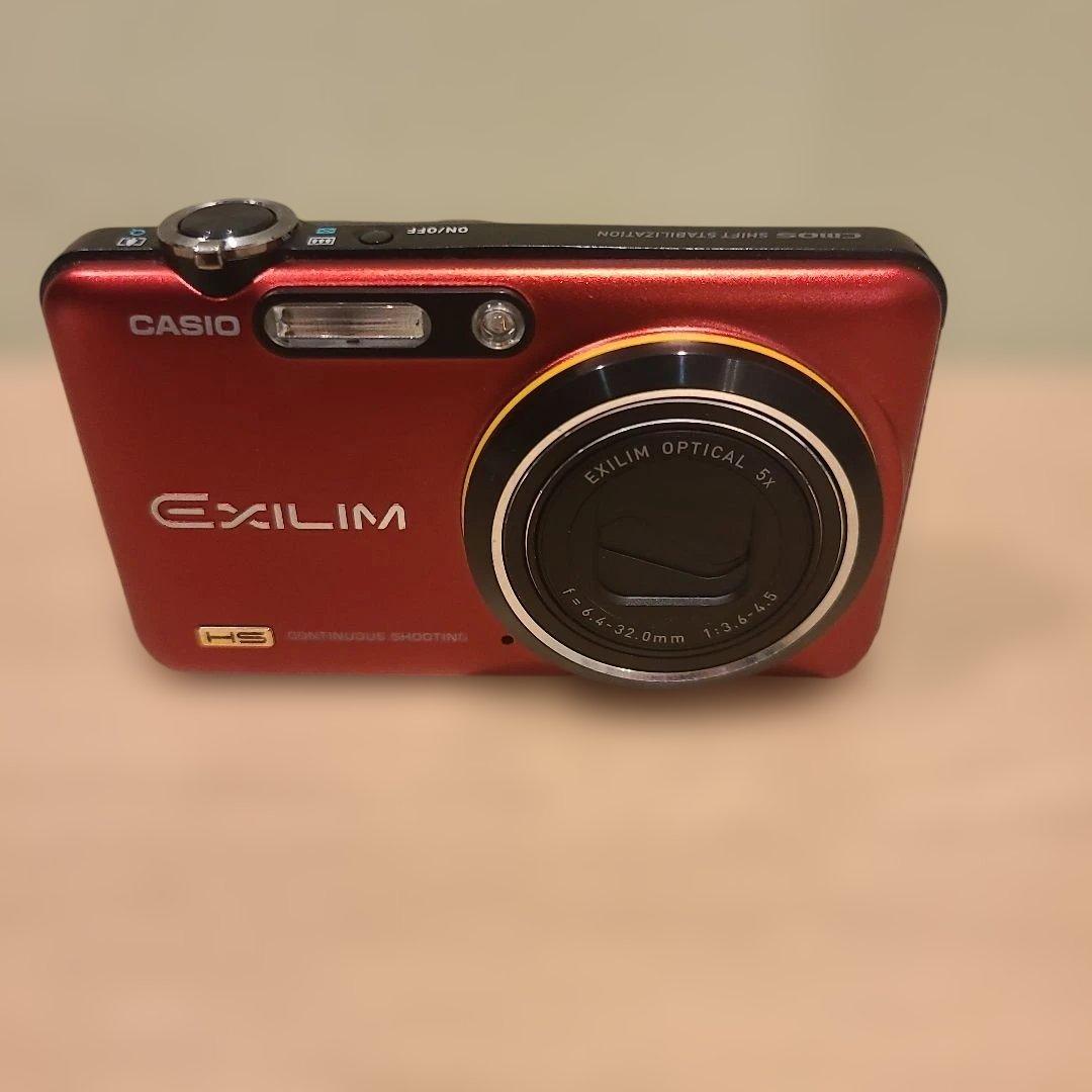 CASIO EXILIM EX-FC160S スマホ転送 動作確認済 レッド