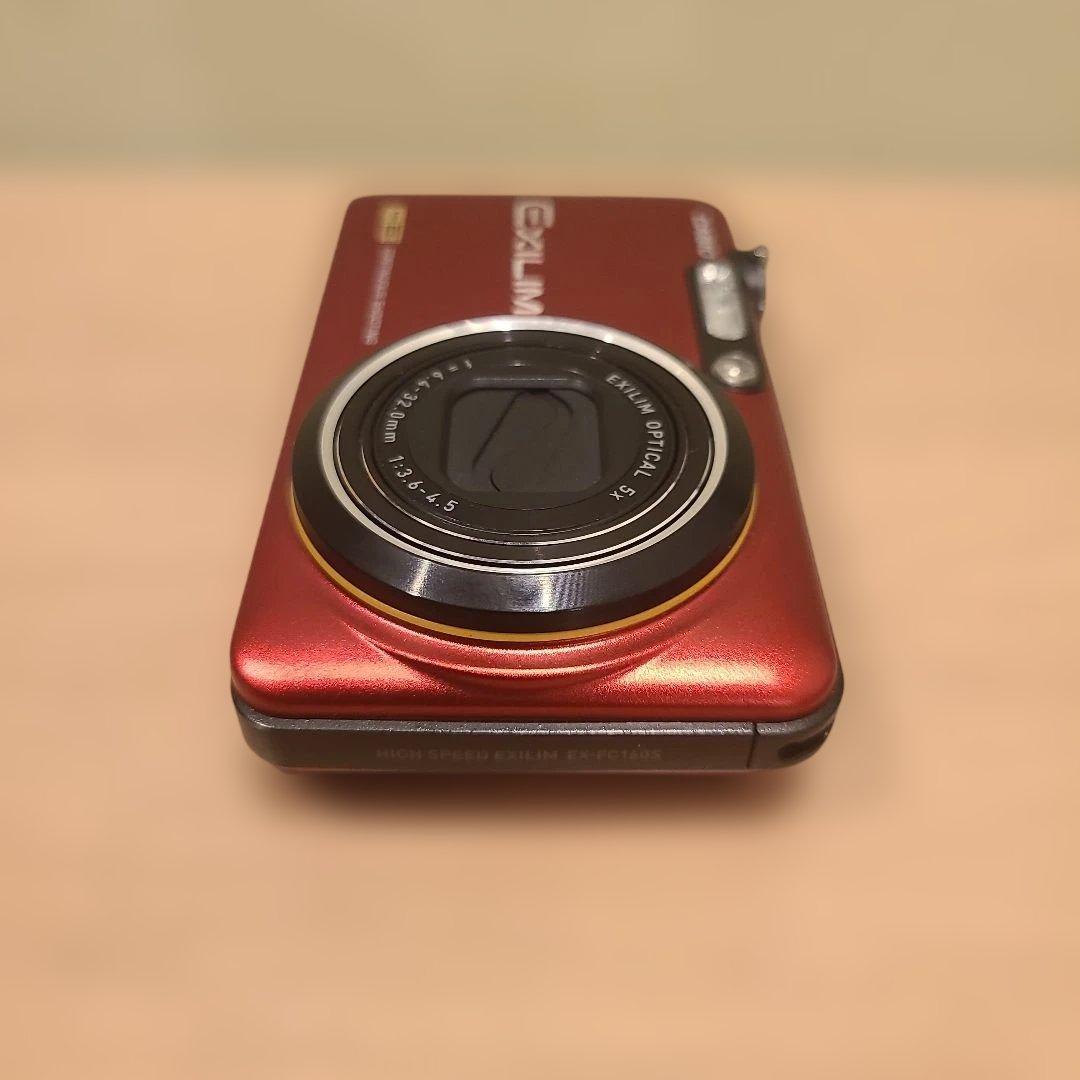 CASIO EXILIM EX-FC160S スマホ転送 動作確認済 レッド