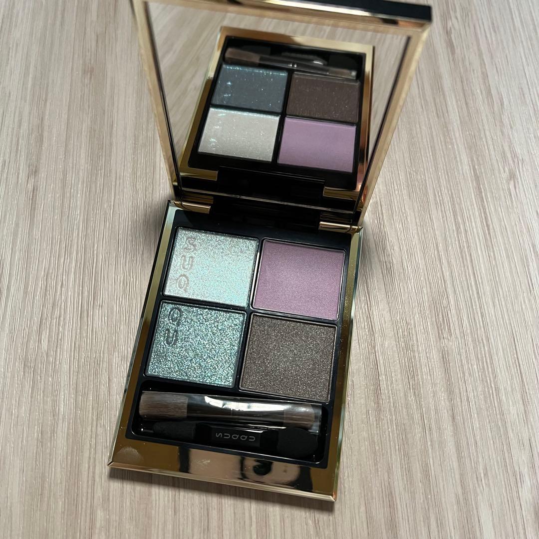 SUQQU アイシャドウ冬夜光119、チーク束間135、リップ114星彩セット