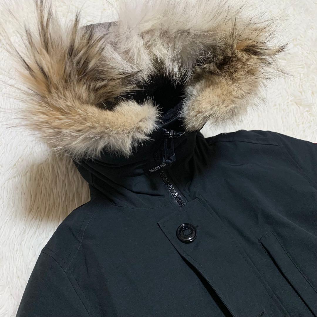 【美品】カナダグース ダウン ジャスパー 3438JM コヨーテ ブラック XS