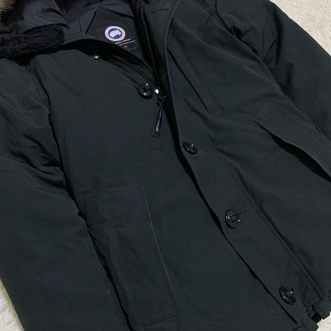 【美品】カナダグース ダウン ジャスパー 3438JM コヨーテ ブラック XS