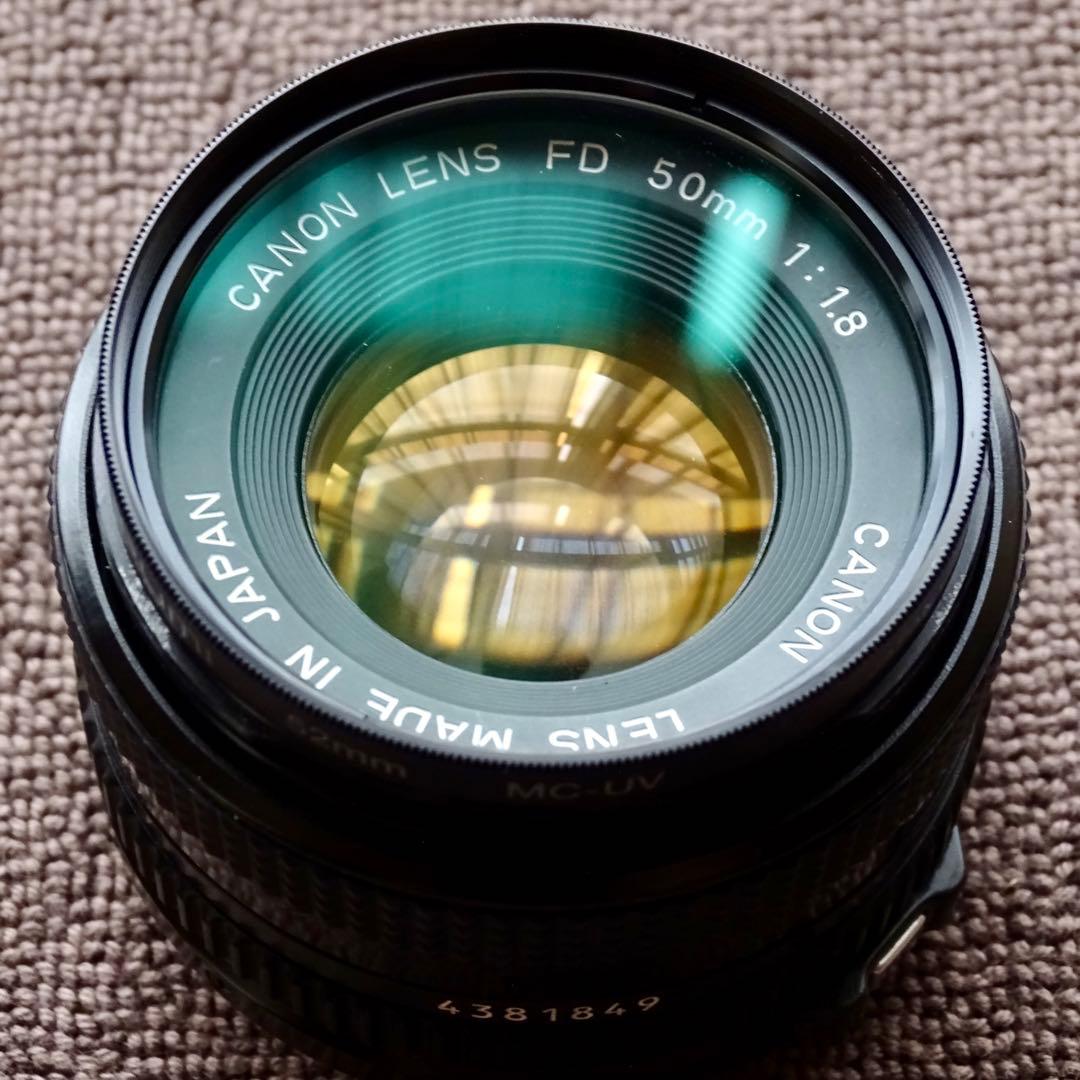 【ほぼ美品】Canon T50 FD 50mm 1:1.8 フラッシュ244T