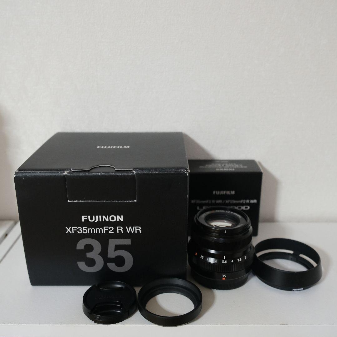 FUJINON XF35mm F2 R WR 富士フイルム　別売フード付