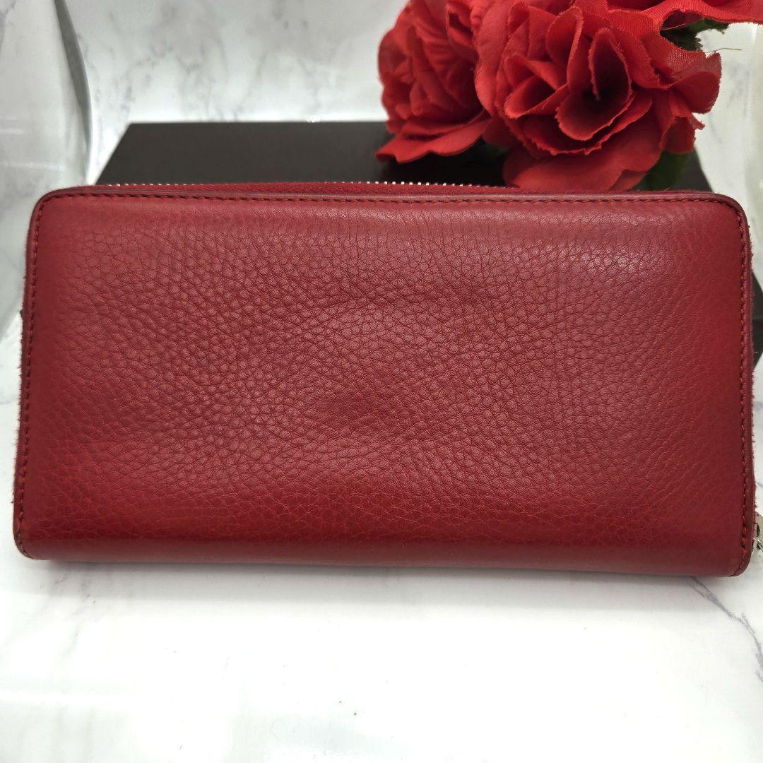 【希少】 GUCCI グッチ ロゴ ラウンドファスナー 長財布 財布 バンブー