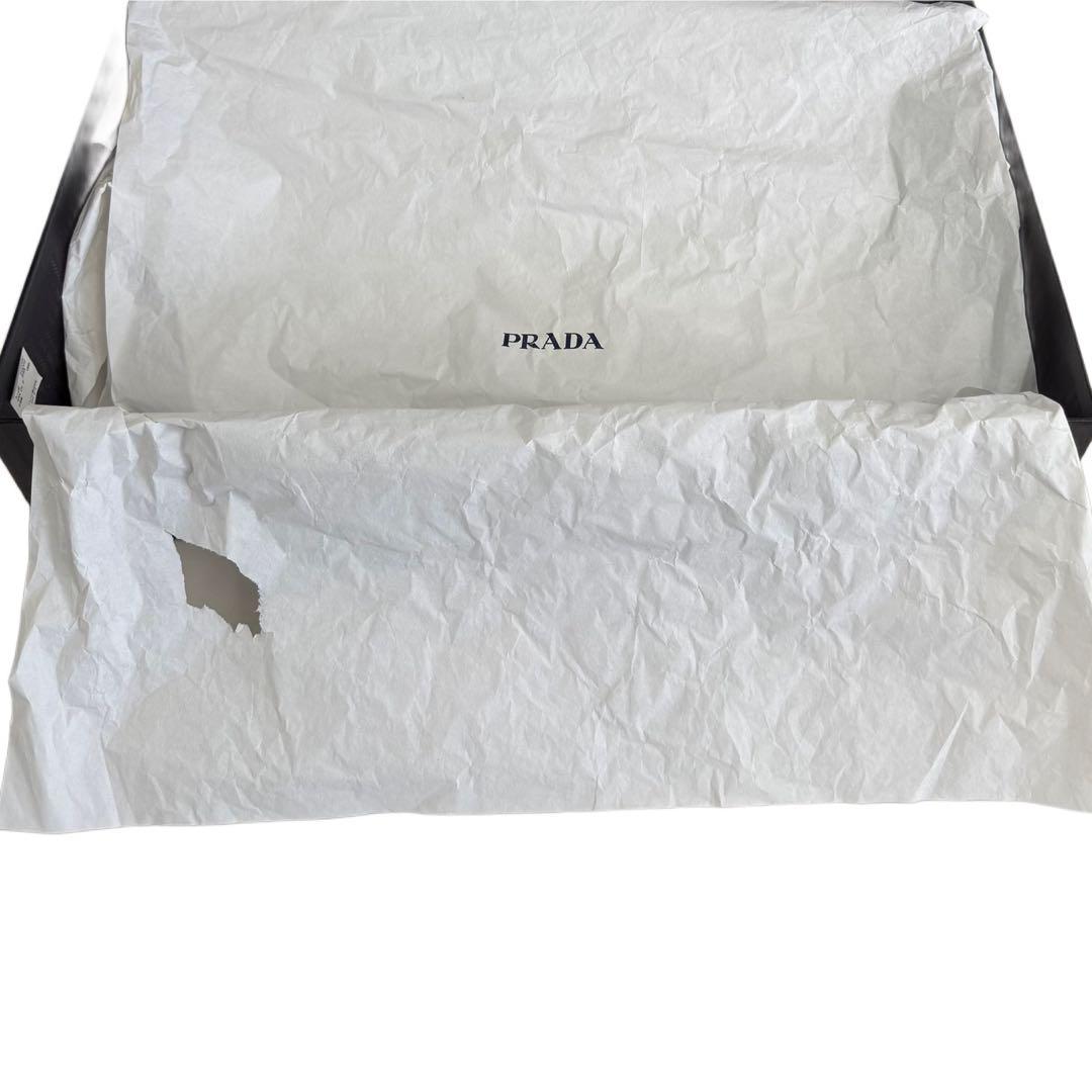 PRADA レザーロングブーツ　ブラック　35 1/2 ブラック 箱付き　美品