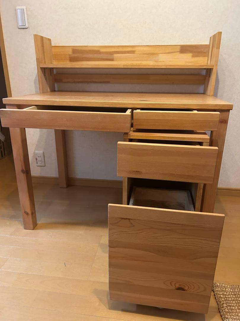 なゆか80334 　無印良品　机　デスクのみ