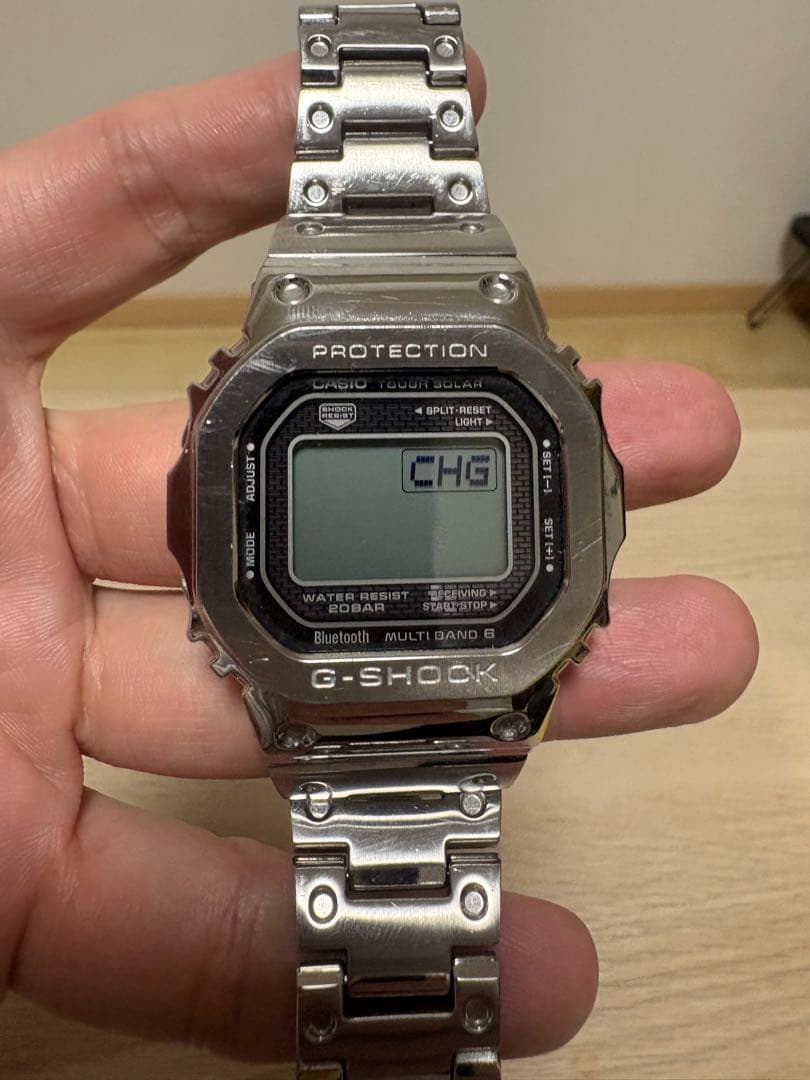 G-SHOCK GMW-B5000 シルバー