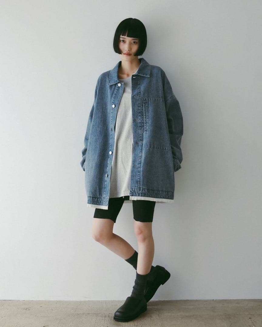 anuke Denim Work Jacket ブルー　36