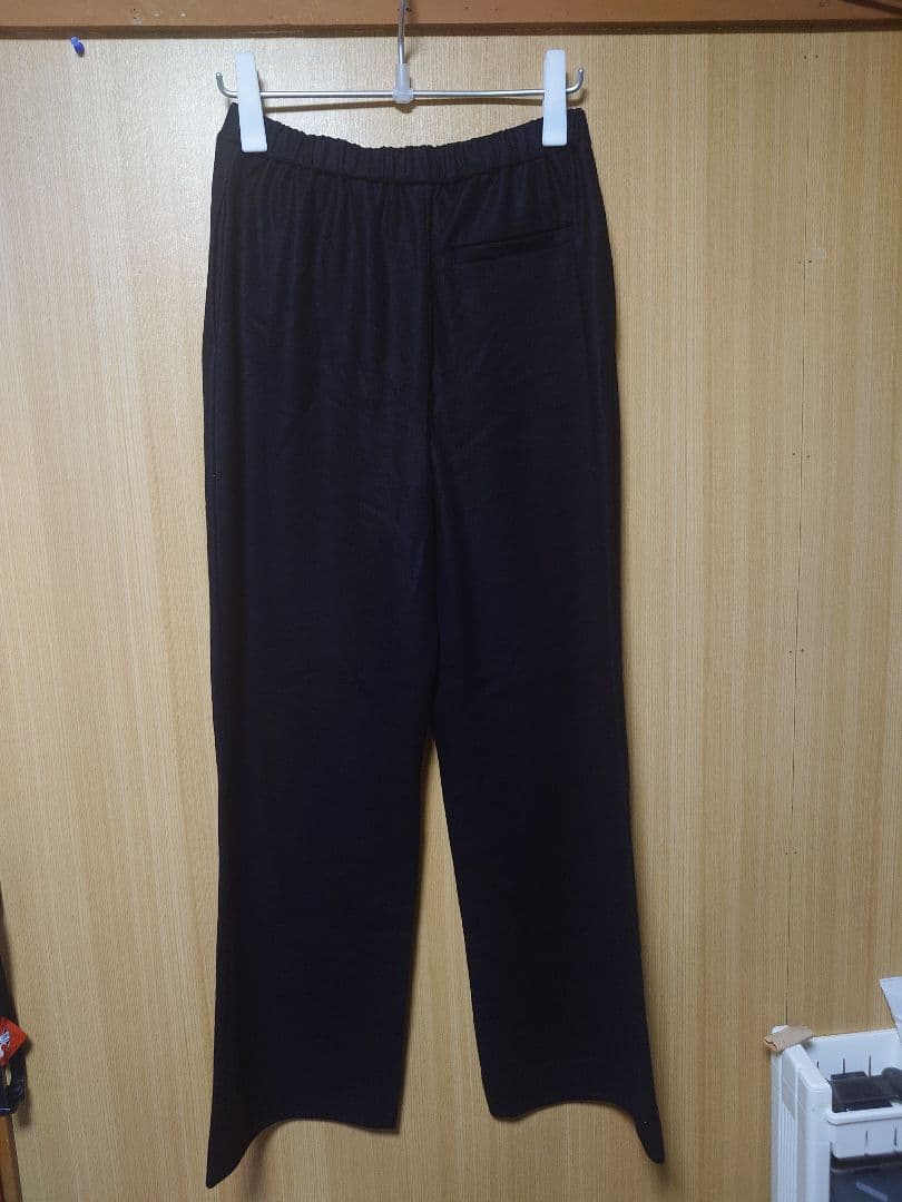 【新品】theory luxe 23FW プルオンパンツ ブラック 自宅洗い可