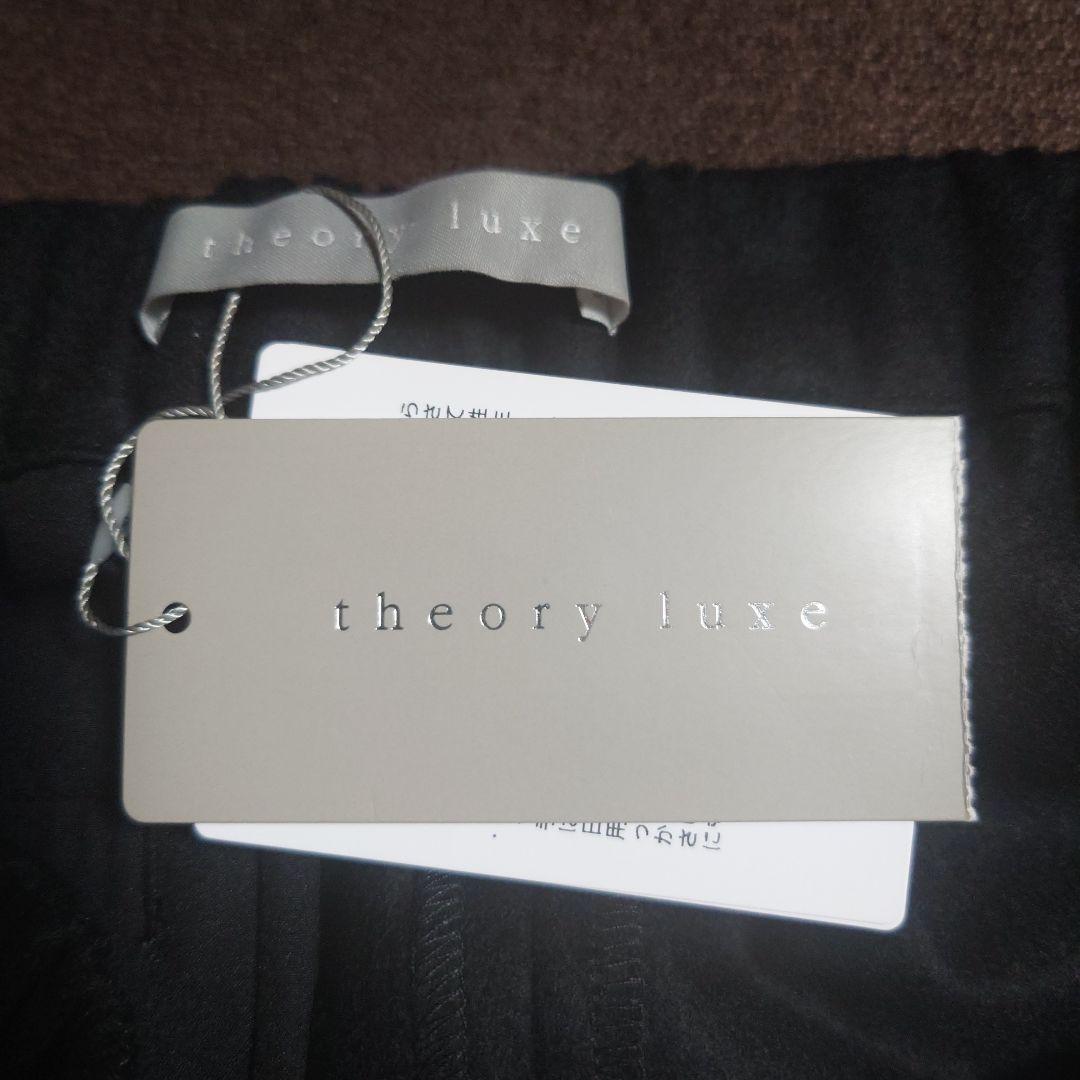 【新品】theory luxe 23FW プルオンパンツ ブラック 自宅洗い可