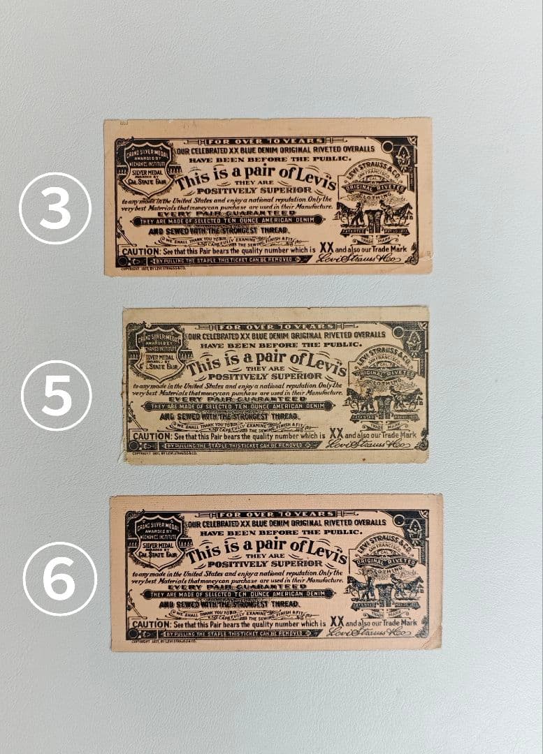 【専用】③1枚のみ FOR OVER 70 YEARS LEVI'S