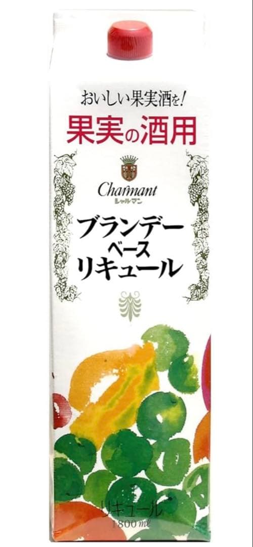 江井ヶ嶋酒造 果実の酒用　シャルマン35ブランデーベースパック 1.8L 9本