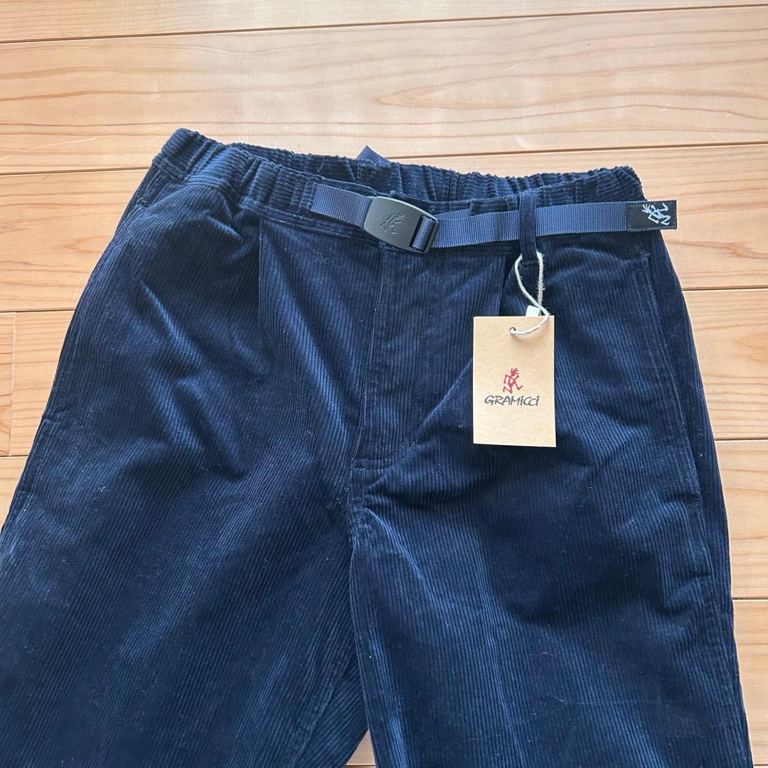新品 SORA別注 Gramicci リラックスコーデュロイ1タックパンツ