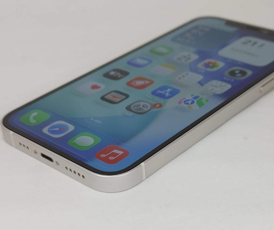 【判定○・simフリー・バッテリー100%】iPhone12・64GB ホワイト