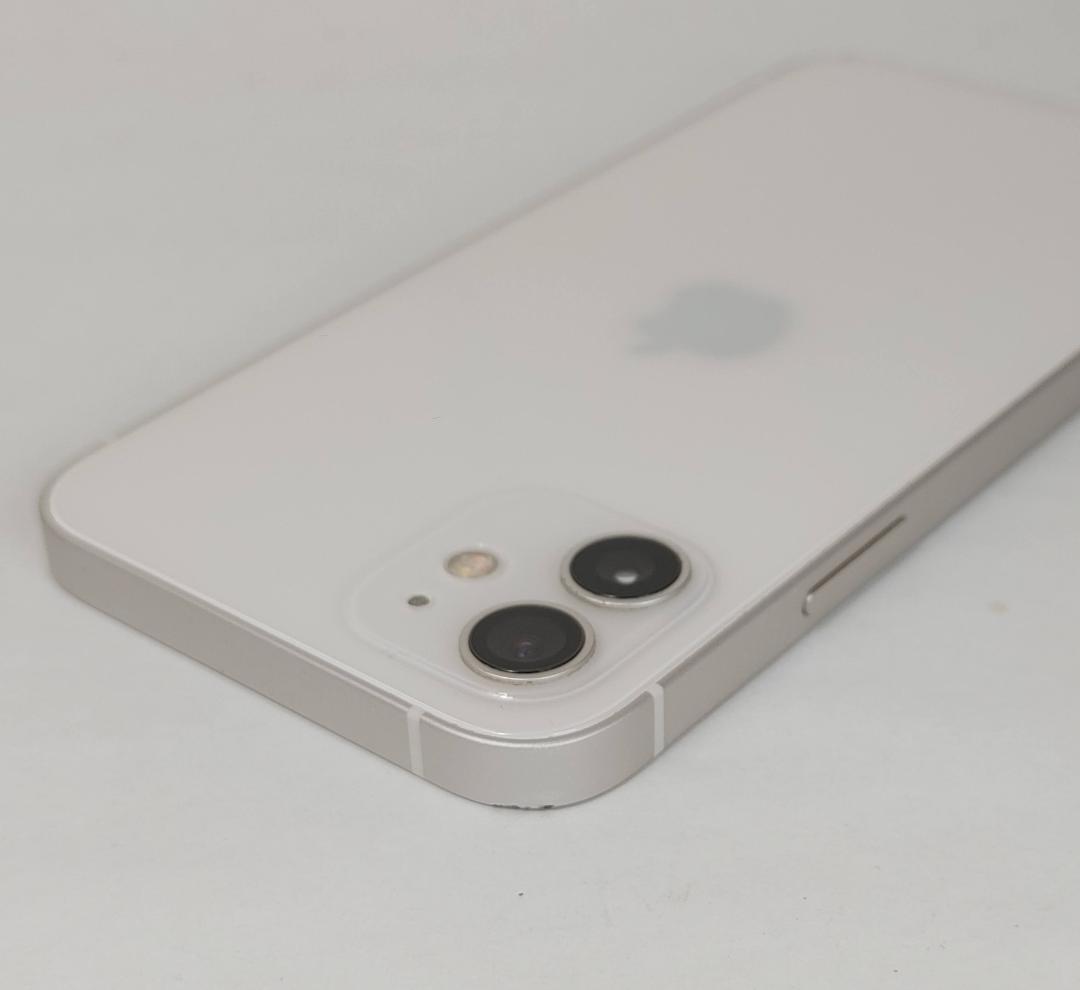 【判定○・simフリー・バッテリー100%】iPhone12・64GB ホワイト