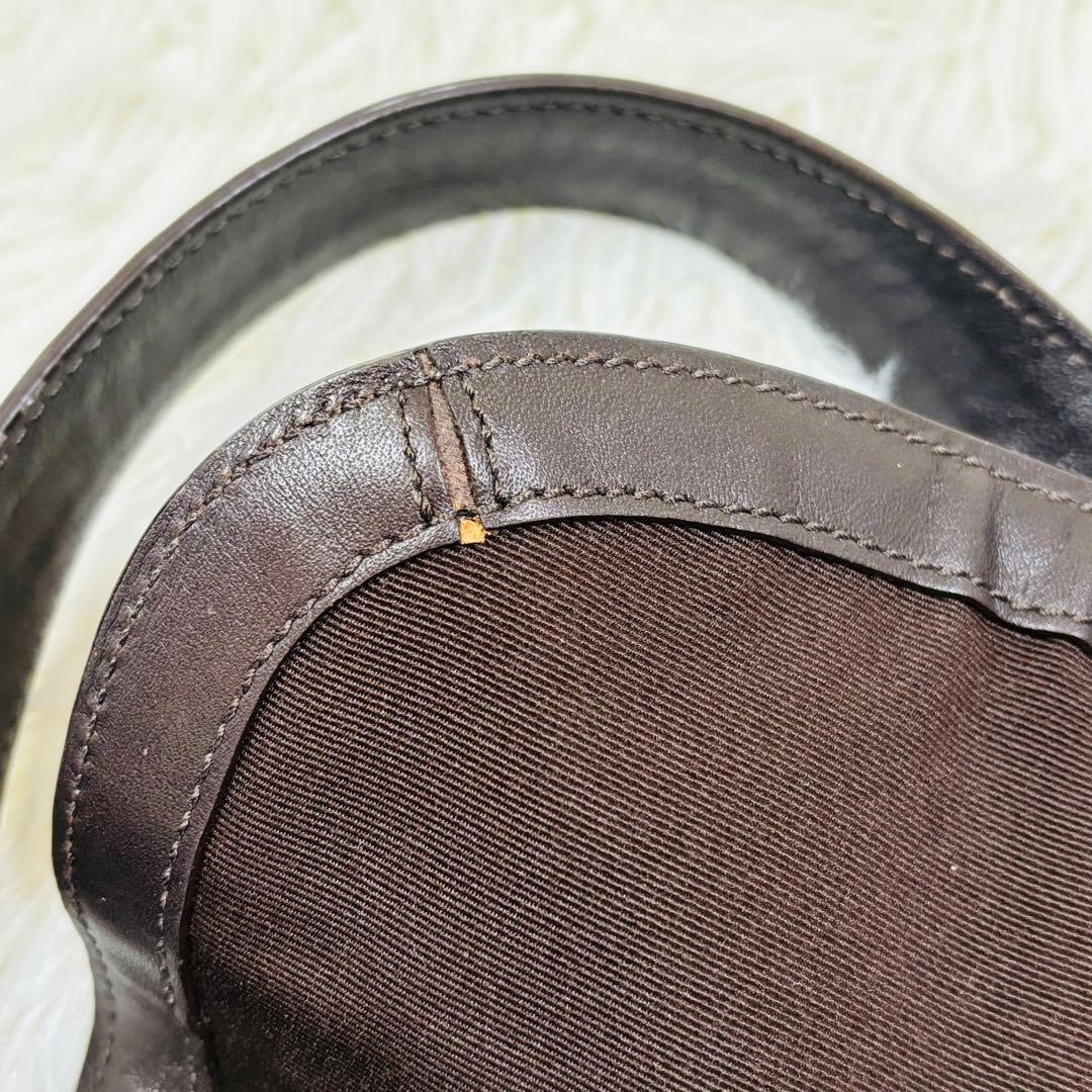 【美品】COACH ソーホー シグネチャー ワンショルダー10297 ブラウン