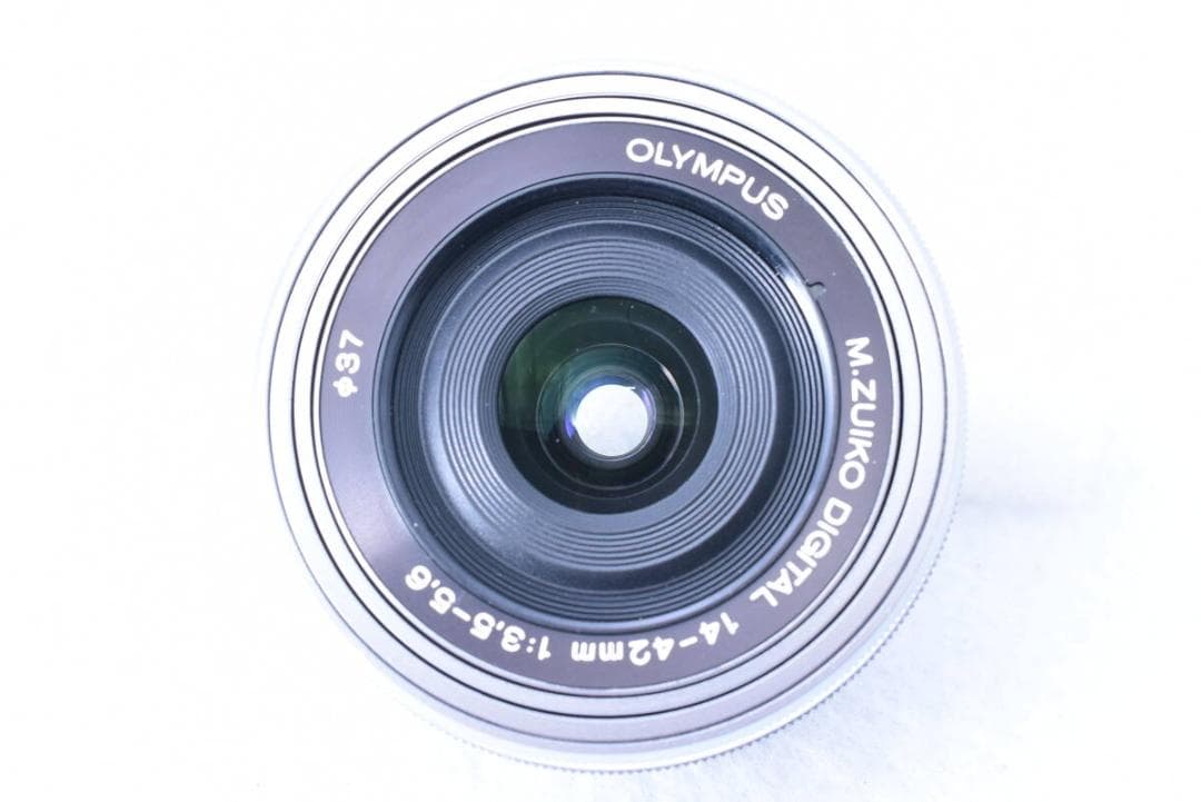 【❄電動ズーム】オリンパス 14-42mm EZ パンケーキレンズ フィルター付