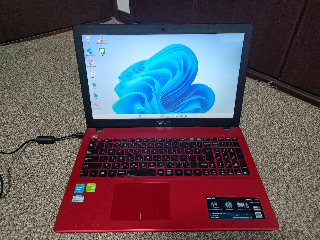 格安ノートパソコン！ASUS X550C MicrosoftOffice2021