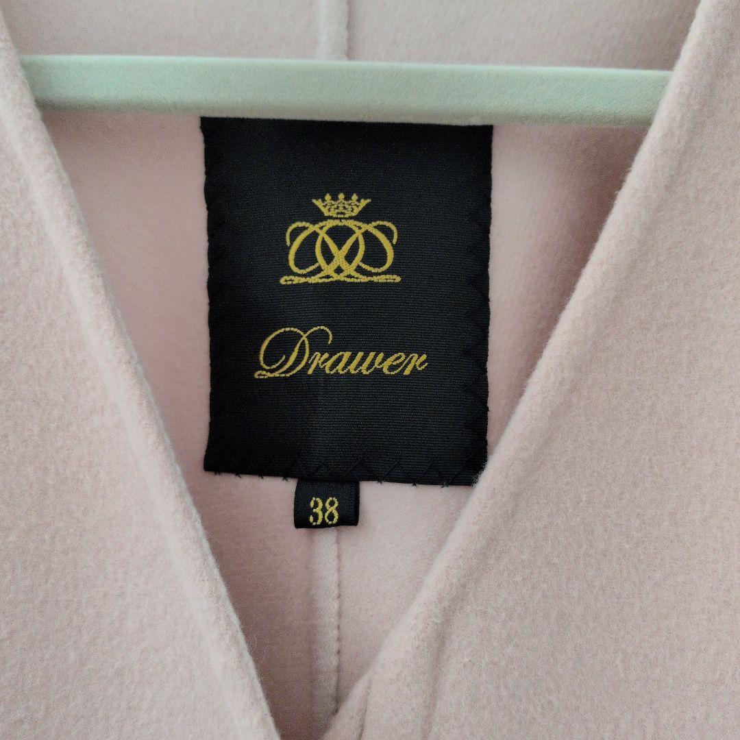 rin様　Drawer ノーカラージャケット 38 ピンク