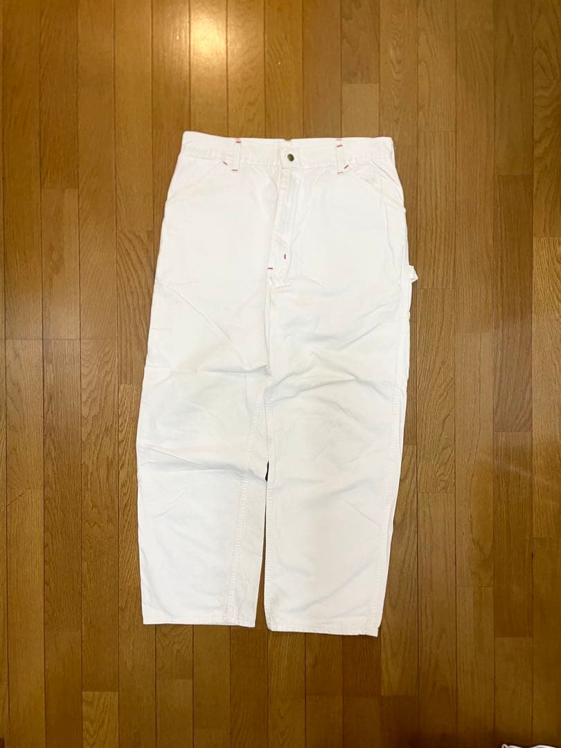 70年代 アメリカ製 Carhartt コットン ペインターパンツ 約W32