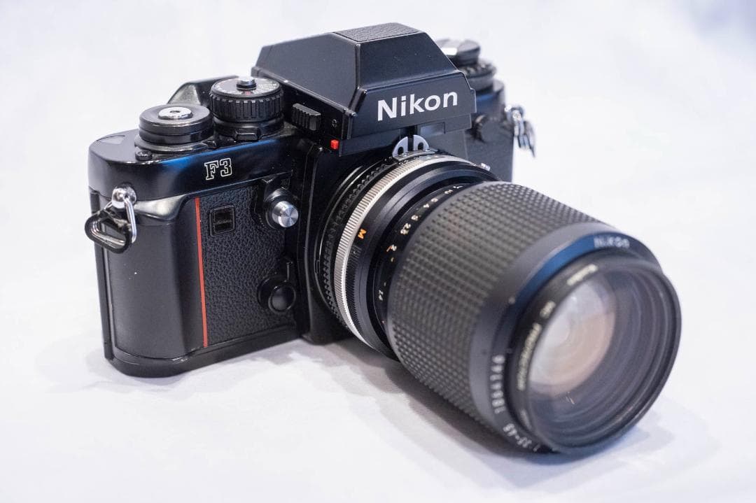 ニコンF3＋ズームニッコール35-105mm f3.5-4.5 良品　試写済み