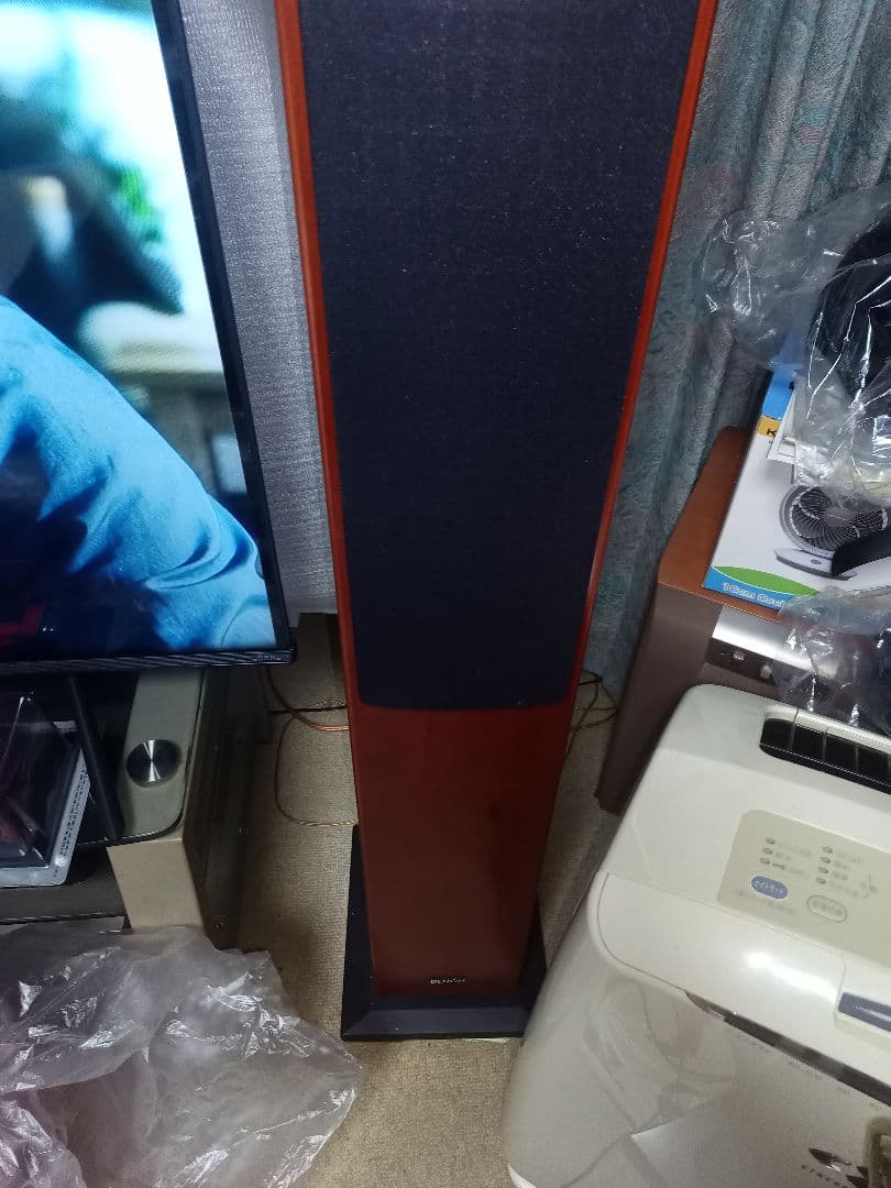 DENON フロアスタンディングスピーカー ウッド調　SC-T33SG