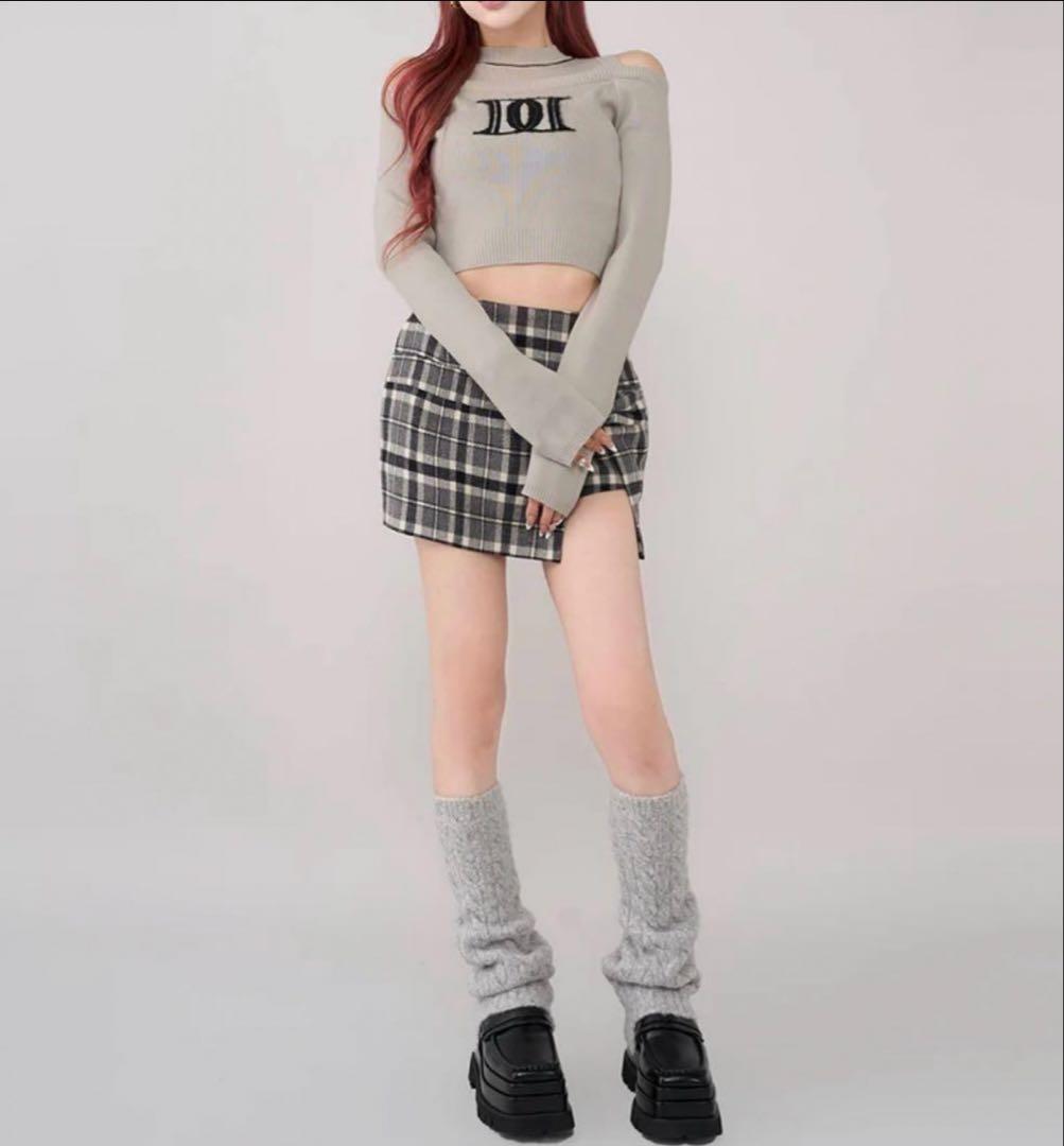 【即日発送】ダーリッチ　レッグウォーマー　グレー