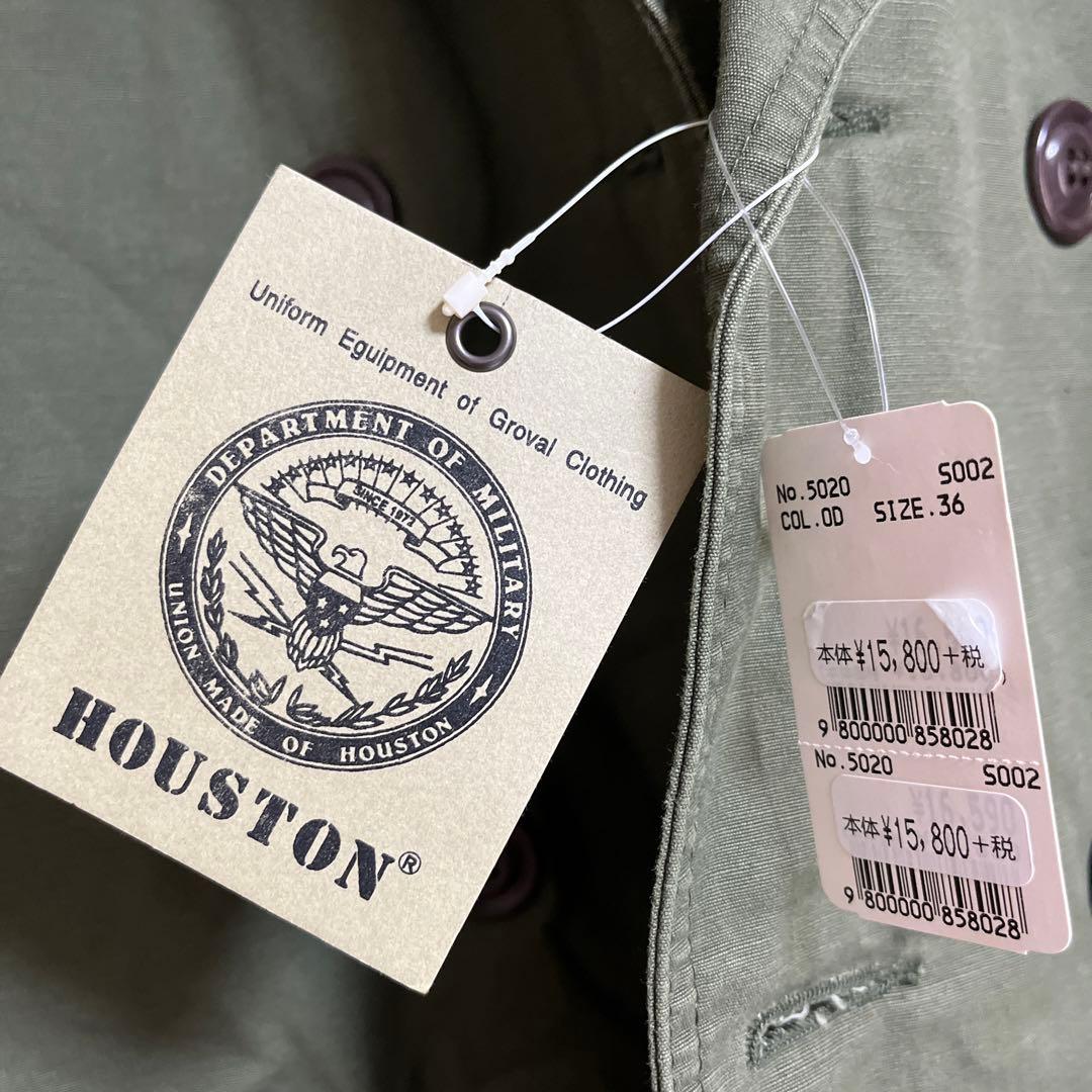 【新品未使用】HOUSTON　ヒューストン　ミリタリージャケット　サイズ36