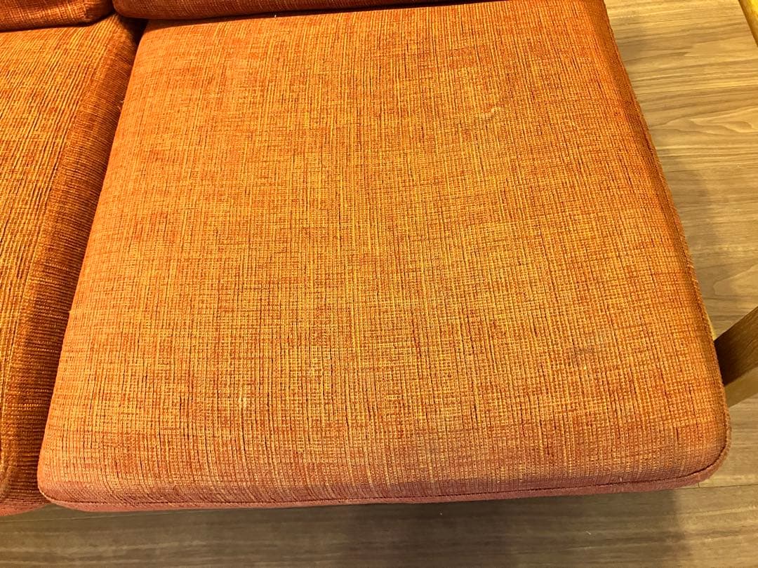 【週末最終値下】unico ウニコVISKA ソファ3シーター　オットマンセット