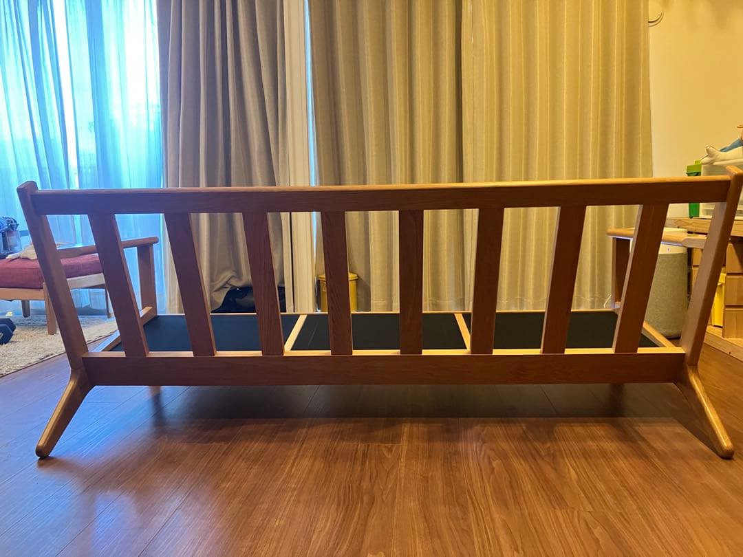 【週末最終値下】unico ウニコVISKA ソファ3シーター　オットマンセット