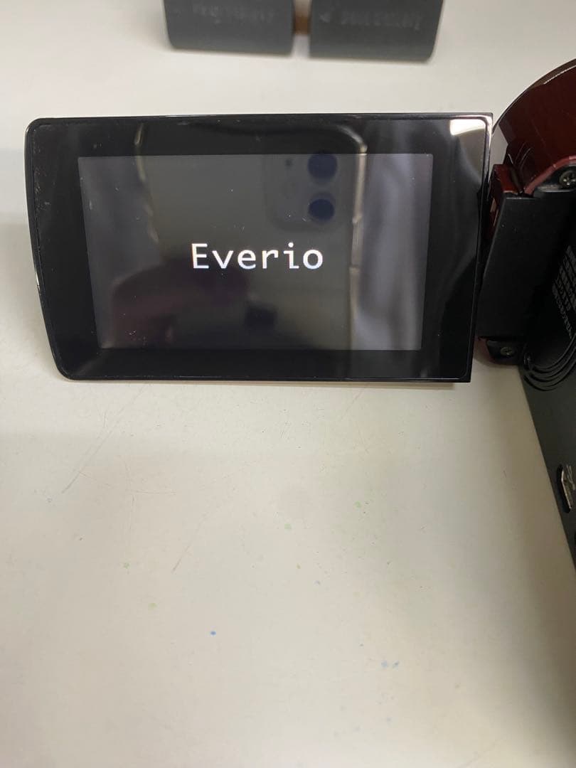 動作確認済★JVC Everio エブリオ GZ-HM460-R⭐︎バッテリー4個