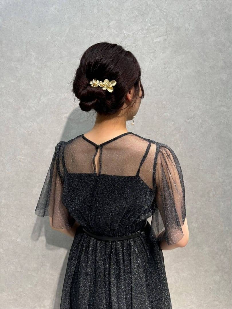 【現行品】エメ　アンクレット　オケージョン　パーティー　ラメ　チュール