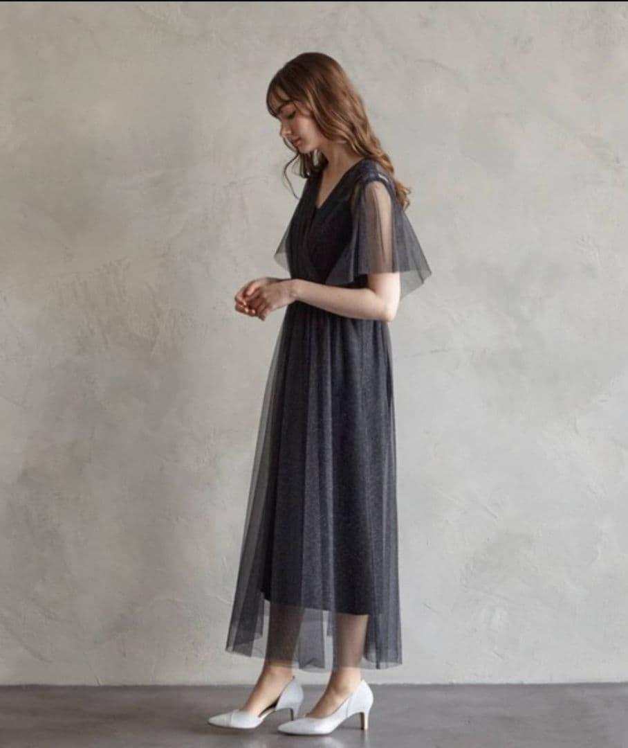 【現行品】エメ　アンクレット　オケージョン　パーティー　ラメ　チュール