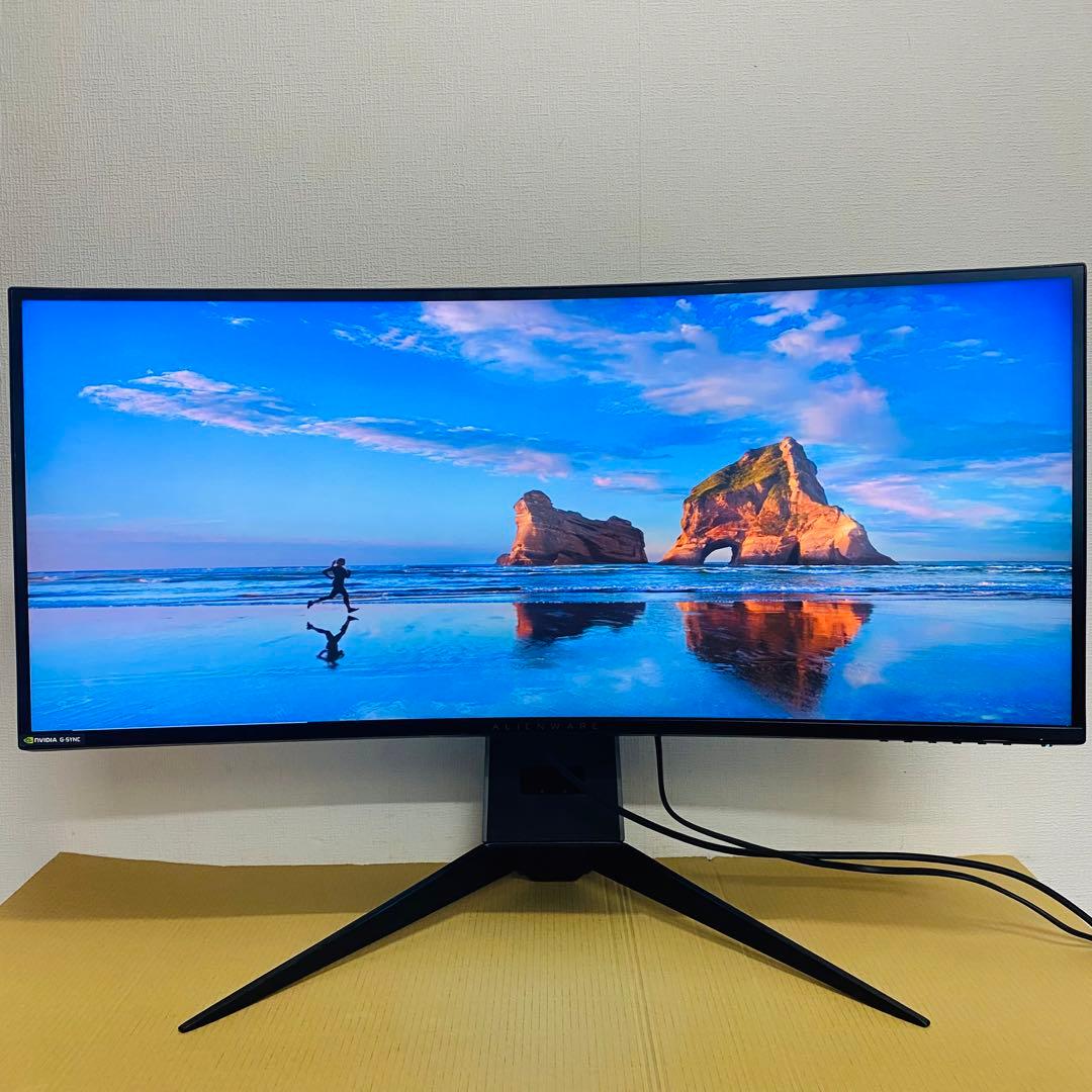 ALIENWARE 34インチ　ワイド曲面　ゲーミングモニター　AW3418DW