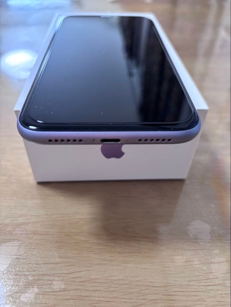 Apple iPhone11 64GB パープル　箱付き　iPhoneケース付き