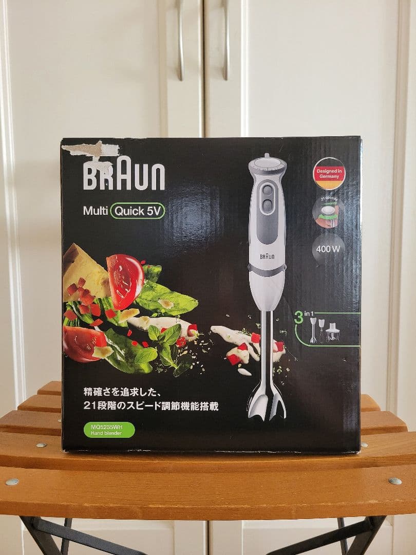 新品未開封BRAUNハンドブレンダーMulti Quick5V MQ5235WH