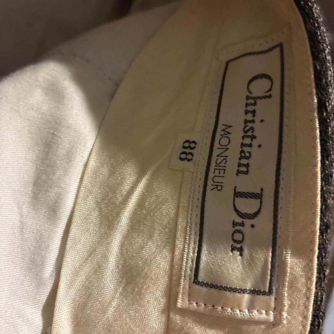 Christian Dior ツイード スラックス 88