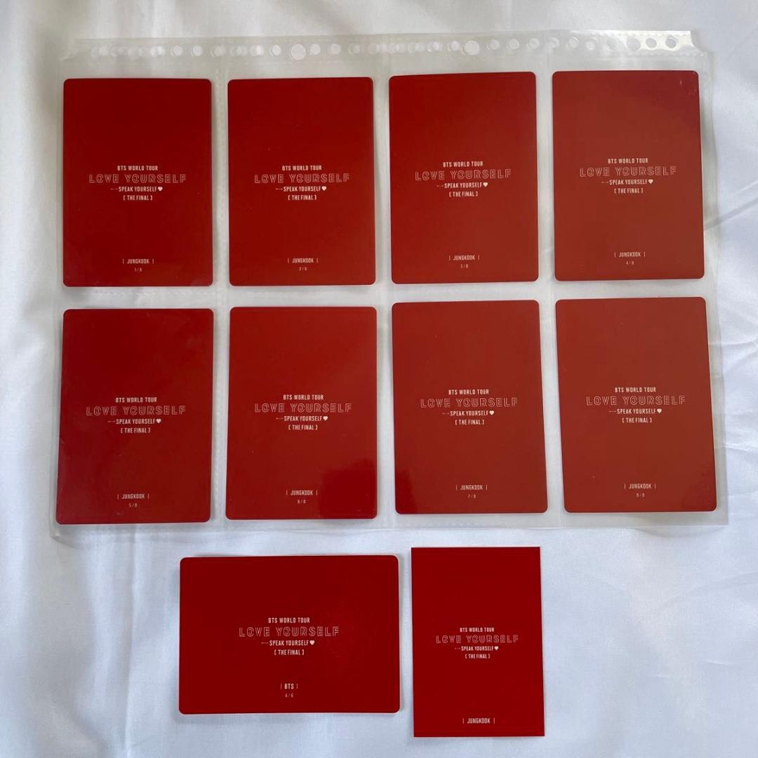 BTS SPEAK YOURSELF THE FINAL ジョングク ミニフォト