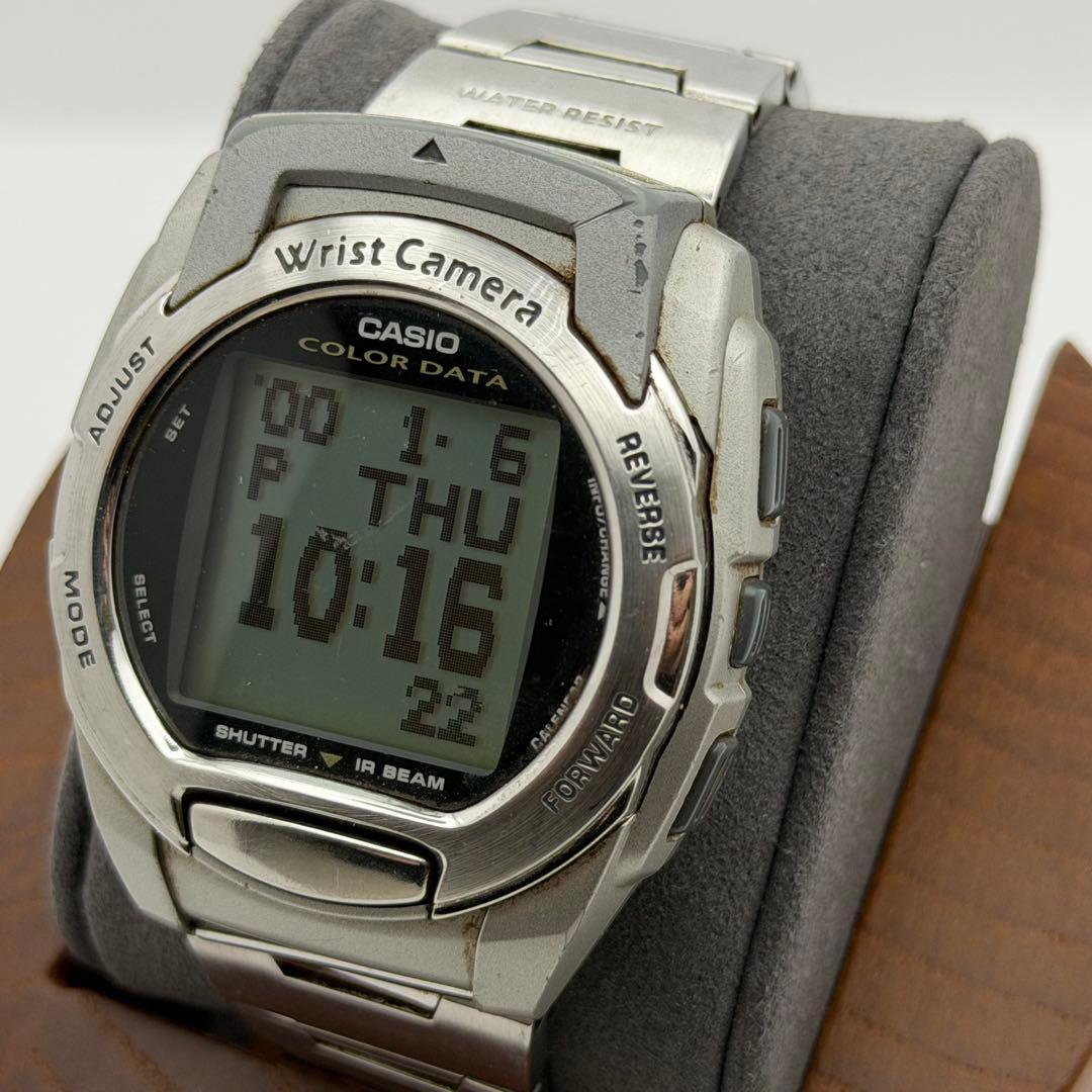 【電池交換済】カシオ　リストカメラ　デジタル　WQV-3 クォーツ