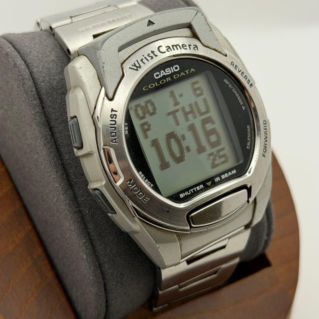 【電池交換済】カシオ　リストカメラ　デジタル　WQV-3 クォーツ