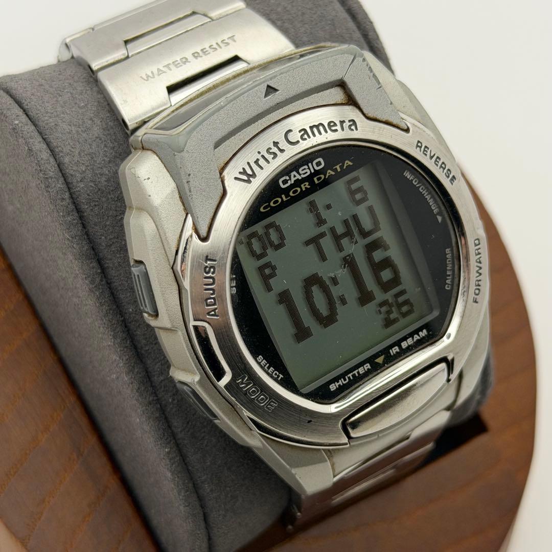 【電池交換済】カシオ　リストカメラ　デジタル　WQV-3 クォーツ