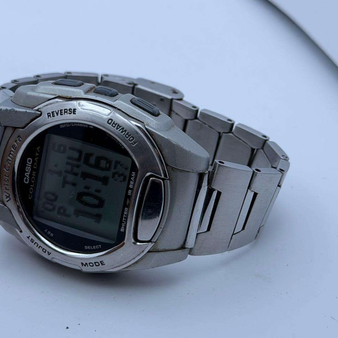 【電池交換済】カシオ　リストカメラ　デジタル　WQV-3 クォーツ