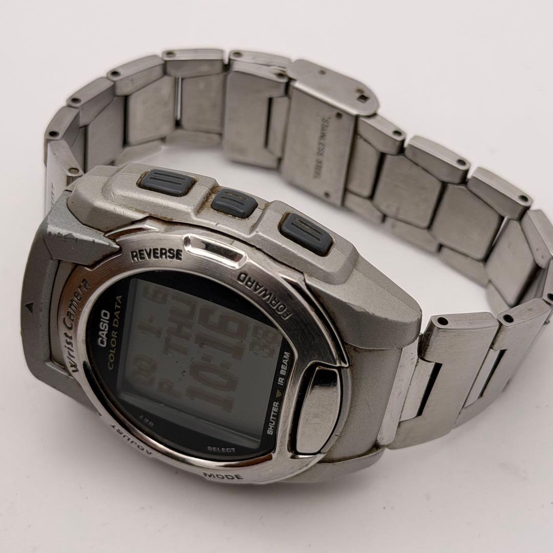 【電池交換済】カシオ　リストカメラ　デジタル　WQV-3 クォーツ