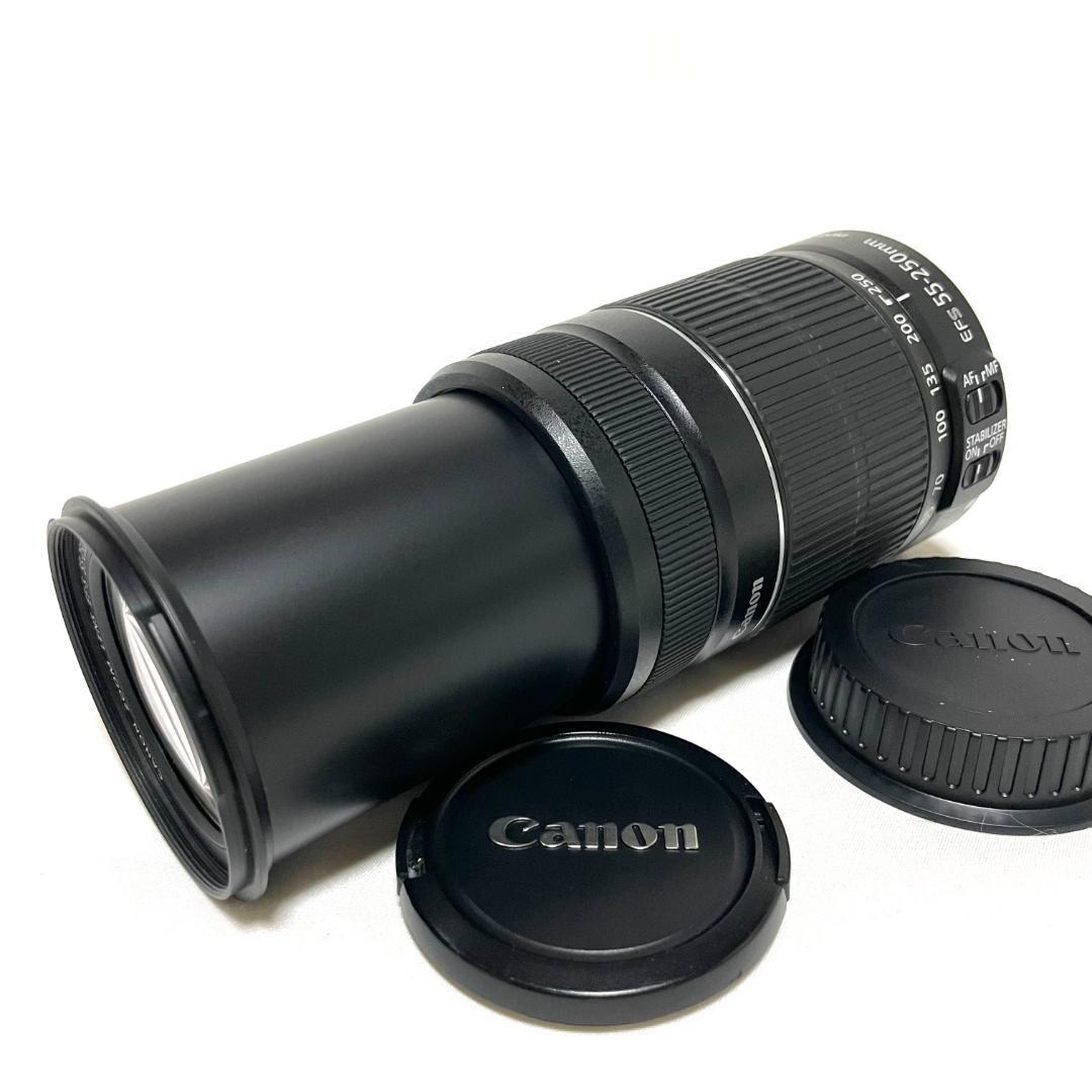 遠くの被写体もくっきり❣️ EF-S 55-250mm IS II 超美品✨